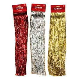 Red Tinsel Lametta 50cm x 500