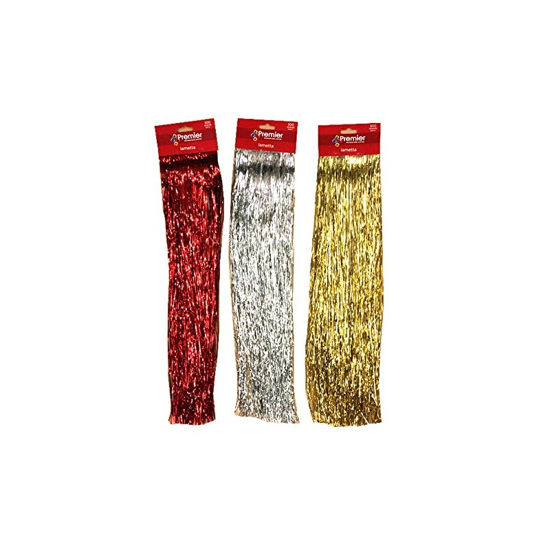 Red Tinsel Lametta 50cm x 500