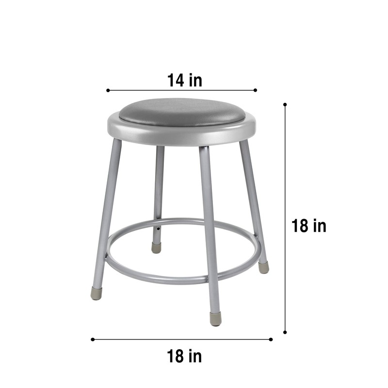 OEF Furnishings OEF6418/2 Premium Commercial-Grade All-Purpose Round Stool (18-inch Height,