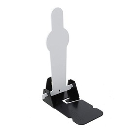 ATFLBOX 2 Pcs Reset Metal Shooting Target Stand with Target Steel Plates in Human Shape for Airsoft BB Guns for Outdoor and Indoor Use (POP)