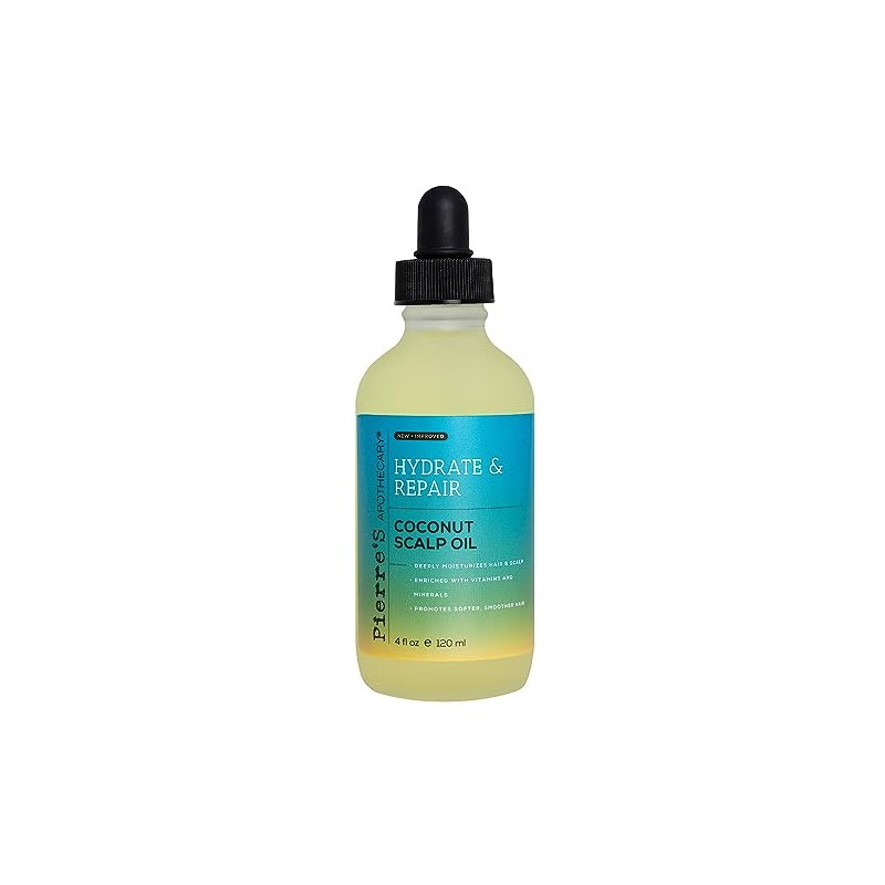 Pierre's Apothecary Aceite para el Cuero Cabelludo, Aceite de Coco,