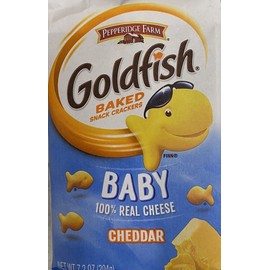 Pepperidge Farm 4x Pepperidge Farm Goldfish BABY CHEDDAR Baked Snack Crackers NEW 7.2 oz 4 BAGS
