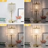 Boncoo Crystal Table Lamp Set of 2, 3-Way Dimmable Nightstand