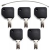 feishunteng 5PCS 166 Forklift Ignition Keys – Compatible with Hyster,