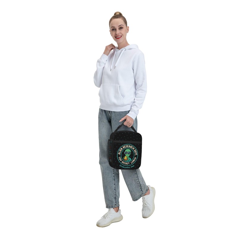 Funny Alien Lunch Bag for Adults & Kids – Intergalactic