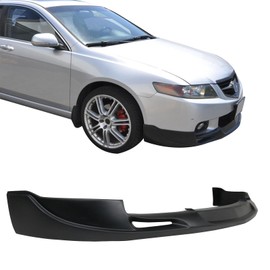Front Bumper Lip Compatible with 2004-2005 Acura TSX, mg Style Black Front Lip Spoiler Splitter by IKON MOTORSPORTS