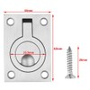 Bestgle 2 Packs Flush Ring Plull Handle Hatch Locker, 62