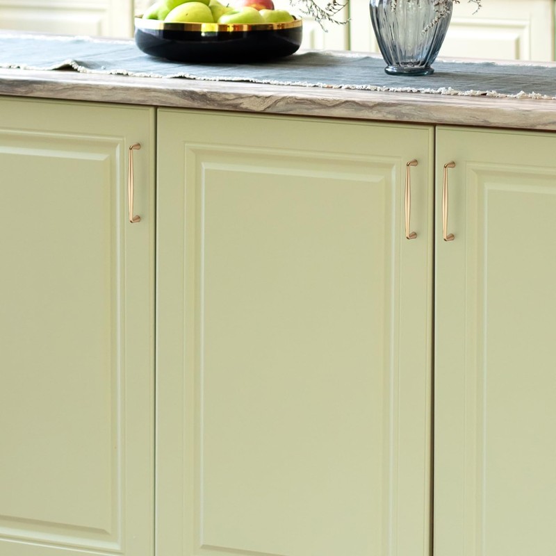 Ravinte 10 Pack 5 Inch Champagne Bronze Kitchen Cabinet Handles