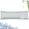 LINENOVA 100% Bamboo Pillowcase Body Size - Breathable Cooling for