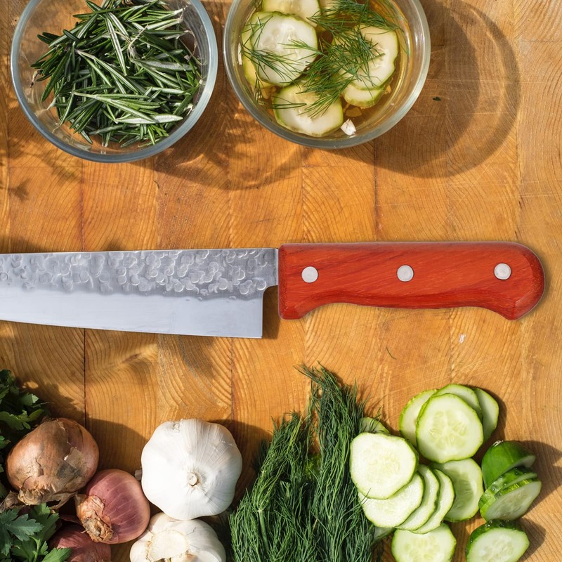 SHERCHPRY 1 Set of Chef Cutter Handle Wooden Knife Handle