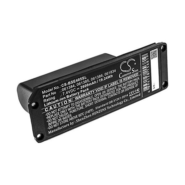 Cameron Sino - Batería de repuesto para Bose 413295, Soundlink Mini, SoundLink Mini One (2600 mAh / 19.24 Wh)