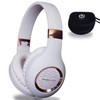 Bluetooth Headphones Over-Ear, PowerLocus Wireless Headphones, Hi-Fi Stereo Deep Bass,