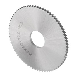 CoCud Circular Saw Blade 63mm Diameter 16mm Shank 3mm Thick 72 Teeth 6542 High Speed Steel (HSS) Wood Cutting Table Saw Blades for Metal Wood Plastic