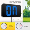 Zgrmbo Digital Clock for Wall with Auto-Dimming, Week, Support Standard/Military