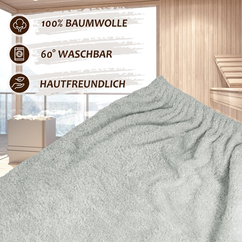 Lashuma Saunakilt Men's 55 x 140 cm Lima Sauna Towel
