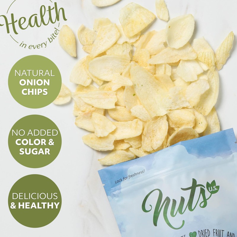 NUTS U.S. - Onion Chips | Sea-Salted | No Color