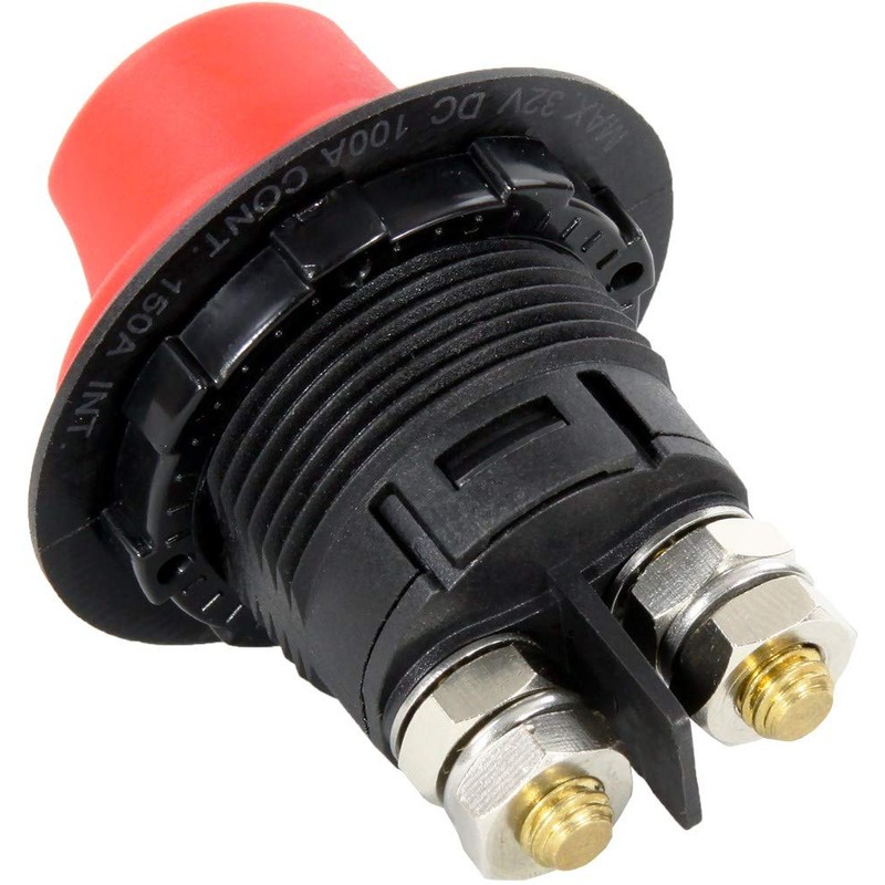 Powerwerx PanelHDSW-K Heavy Duty 100A Mini Panel Mount ON-Off Battery