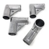 FENCESMART4U (4 Count) Aluminum Gate Corner 1-3/8" X 1-3/8"