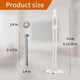 Heavy Duty Drywall Anchors with Screws and Washers 1/4”-20, 100PCS – Metal Wall Anchors with Bolts, Holds Up to 270lbs, Ideal for Drywall, Concrete, Brick – Reusable Mounting Anchors for TV, Shelves