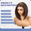 HAIRCUBE Peluca Sintética De Encaje Frontal Hd De 13 X