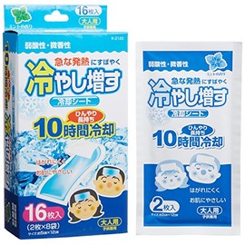 Kiyo Kiyo Cooling Sheet, Increases Chilling, For Adults, Pack of 16, Mint Scent