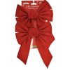 Black duck Set of 4 Red Velvet Festive Holiday Christmas
