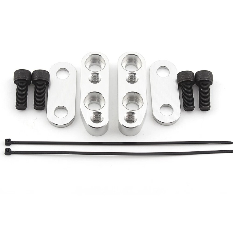 Trichtu Mount Motorcycle Silver Handlebar Risers Adapter For Honda GoldWing