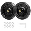 Gorilla Cart Wheels 10" Flat-free Solid Tire and Wheel Replacement