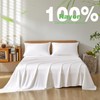Homiest Queen Sheet Set 4pcs, 100% Rayon Derived from Bamboo