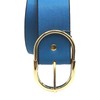 Bonateks Women's DEAYMBELT100093 Belt, Blue, S, blue