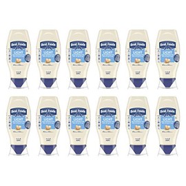 Best Foods Light Mayonnaise 12 Count Squeeze For A Creamy Condiment for Sandwiches and Simple Meals Made With Cage-Free Eggs 11.5 oz