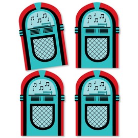 50's Sock Hop - Jukebox Decorations DIY 1950s Rock N Roll Party Essentials - Set of 20