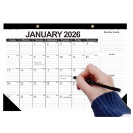 17"×12" Wall Calendar 2026.01-2027.6 Desk or Wall Calendar from January 2026 to June 2027, 18 Months Calendar with Thick Paper for Family or Office