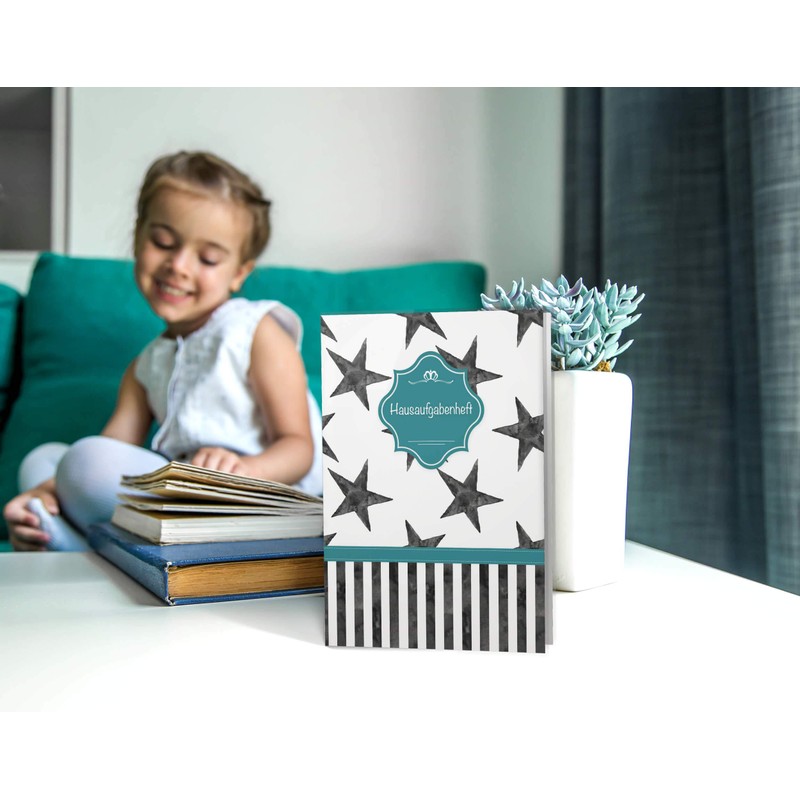 OLGS Creative Royal Homework Book Cover with Exercise Book Protective