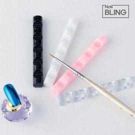 4 Types of Acrylic Stick Nail Brush Holders / 네일 브러쉬 거치대 아크릴 스틱형 4종