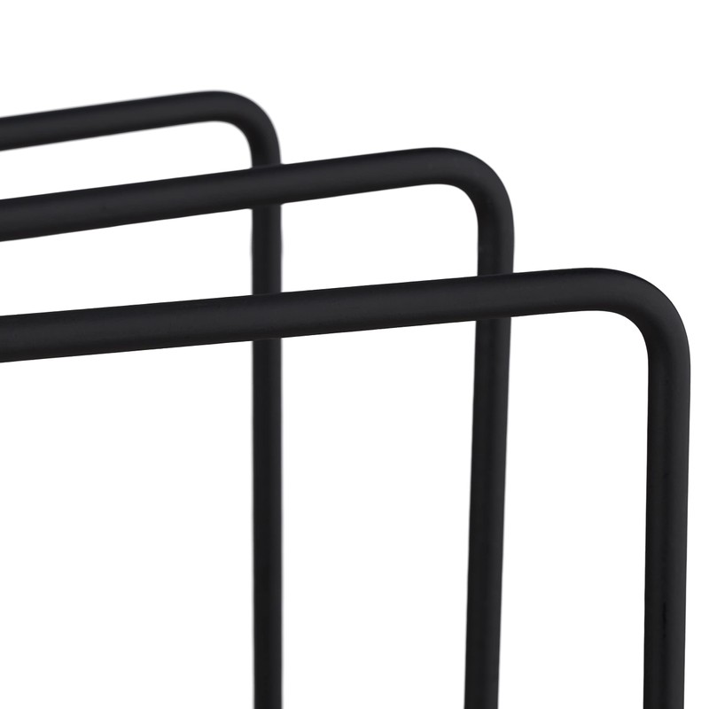 Relaxdays Dish Cloth Holder, 3 Rails, Foldable, Metal & Wood,