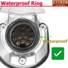 ETUKER 13-Pin Pre-Wired Towing Hitch Socket, Trailer Socket 13-Pin with
