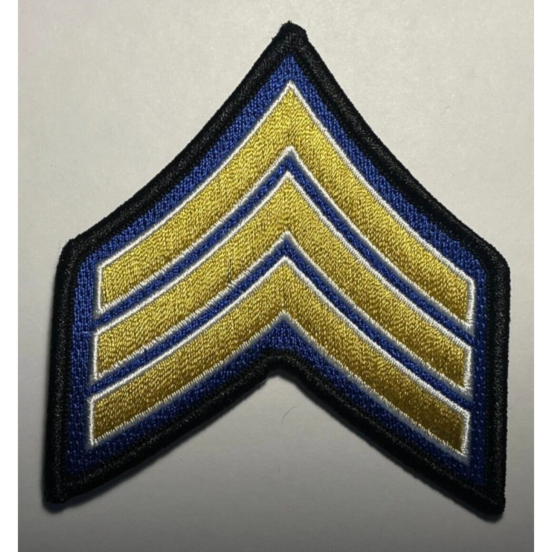 chevron patch 3 stripe sergeant rank patch sergeant chevron patch