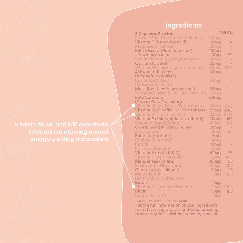 40+ by Soov | Perimenopause Multivitamin Supplement for Women |