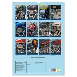 Harley Davidson in Details (Wall Calendar 2026 DIN A3 Portrait), CALVENDO 12 Month Wall Calendar