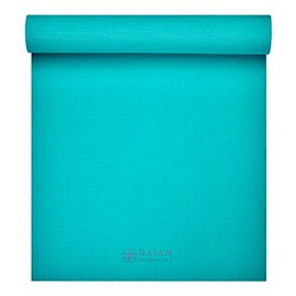 Gaiam Essentials Premium Yoga Mat with Yoga Mat Carrier Sling (72"L x 24"W x 1/4 Inch Thick)