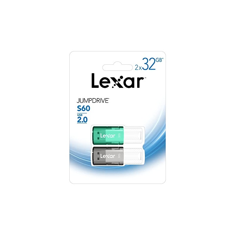 Lexar® JumpDrive® S60 - Unidades flash USB 2.0, 32 GB,