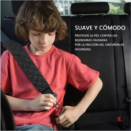 Juego de 4 Fundas para Cinturón de Seguridad de Coche, Almohadillas para Cinturón de Seguridad, Cojín de Correa de Coche, Accesorios de Coche Aplicar a Automóviles, Camiones, SUV, Mochila
