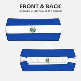 El Salvador Flag Headband, Sports Sweatbands for Men Women, Basketball,Yoga,Exercise,Workout,Non-Slip Stretchy Hairband