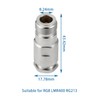 Vecys 5pcs N Female Kit Crimp RF Connector 50 Ohm