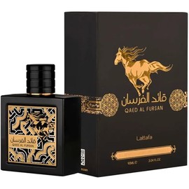 Lattafa Qaed Al Fursan - Oriental, Fruity, Fresh, Amber Wood - Eau de Parfum Long-Lasting Fragrance for Unisex, 3.40 Ounce / 100 ml