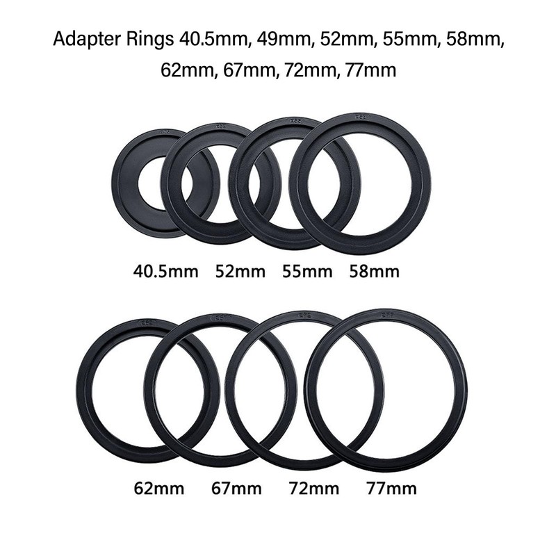 Asixxsix Macro Ring Flash, 3000-15000K 48 LEDs Adjustable LED Ring