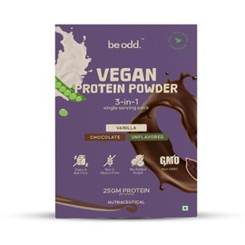 BE ODD Vegan Protein Powder (39+39+32 gm, Trial Pack of 3 Flavors)