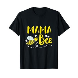 Mama Bee Cute Beekeeping Birthday Party Matching Family Mom T-Shirt
