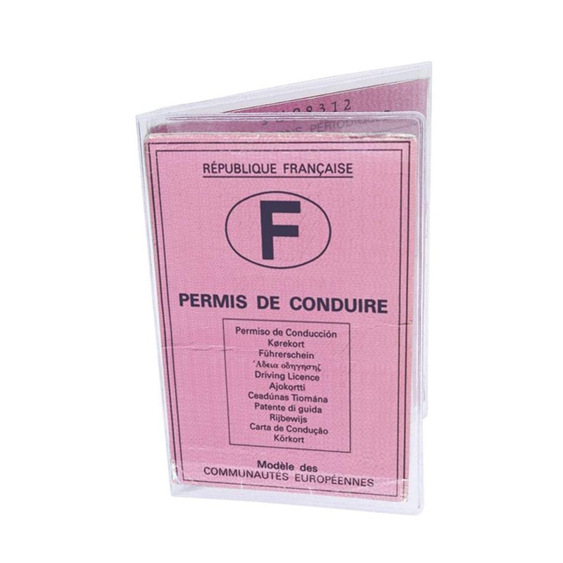 COLOR POP 550033 Aufbewahrungsbox für Führerschein aus PVC, transparent